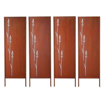 Metal privacy screen VEVOR HA-SS-16, Brown, 50 × 160 cm
