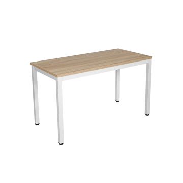 Modern computer desk, white