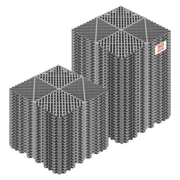 Płytki drenażowe modułowe VEVOR, 55 szt., 310 × 310 mm
