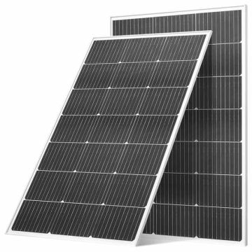 Monokrystaliczne moduły fotowoltaiczne VEVOR, 2 szt. po 100 W, 89,5 × 58 × 3 cm