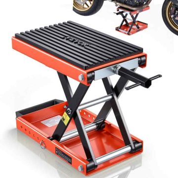 Podnośnik nożycowy motocyklowy VEVOR JL-M01112, udźwig 680 kg, 490 × 245 × 105 mm