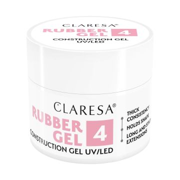 Nail gel Claresa Rubber Gel, 4