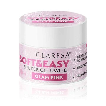 Nail gel CLARESA Soft&Easy Builder, Pink