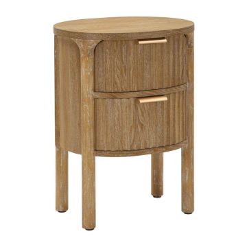 Stolik nocny Göteborg, 2 szuflady, 38 × 52 × 34,5 cm