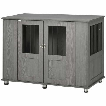 Dog cage PawHut 114x60x82cm., gray/black