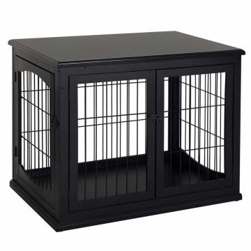Dog cage PawHut 58.5x81x66cm., black