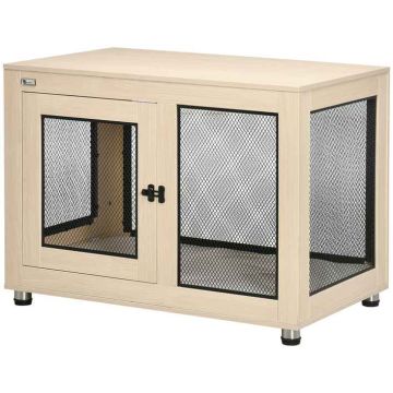 Dog cage PawHut 94x60x71.5cm., light brown/black