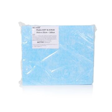 Non-woven towels ACTIVESHOP, 100 pcs, 20 × 25 cm
