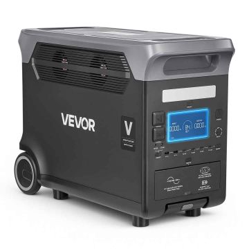 Przenośna elektrownia VEVOR LW3000, 3000 W, 3072 Wh, 13 portów, 609 × 294 × 457 mm