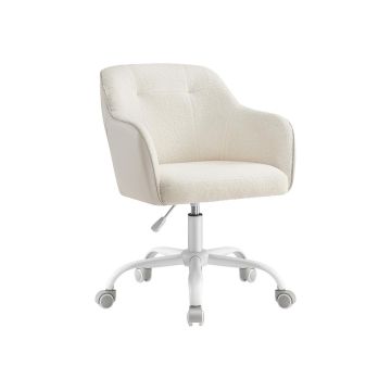 Office chair 64x64x93cm., beige/white