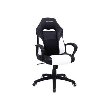 Fotel gamingowy OBG38BW, czarno-biały