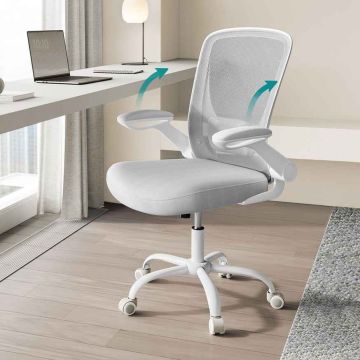 Office chair, gray/white