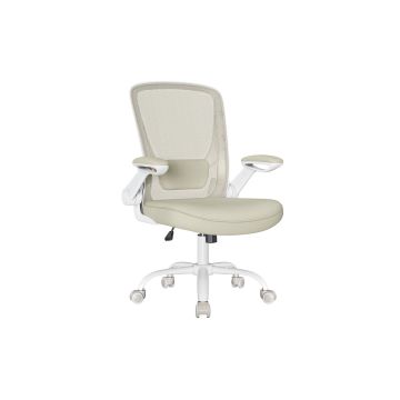 Office chair 64x64x107cm., light blue/white