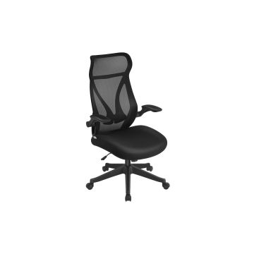 Office chair 71x71x119cm., black
