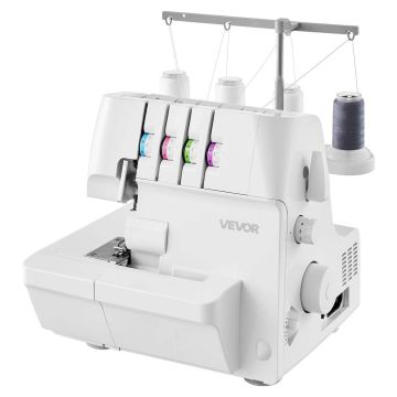 Maszyna do szycia overlock VEVOR 336, 2–4 nici, 320 × 280 × 320 mm