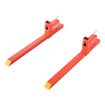 Pallet forks VEVOR HC43-2-BKT, clamp-on, 1090 × 230 × 80 mm
