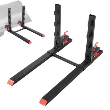 Pallet forks VEVOR HC60-4-KT+FH, with clamp, Black, 149 × 23 × 10.8 cm