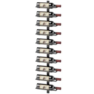 Stojak na wino wiszący Homcom 27x10x116cm., czarny