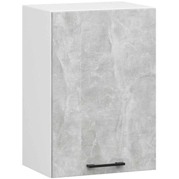 Szafka kuchenna wisząca OLIWIA W50, 1 drzwi, biała, 50 × 58 × 30 cm