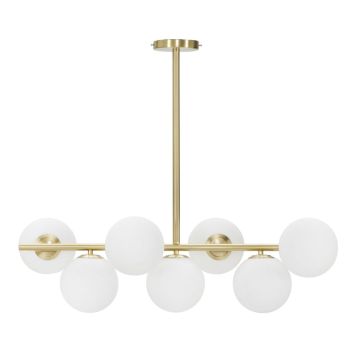 Lampa wisząca GLAMY, 7 źródeł światła, 81 × 74 × 30 cm