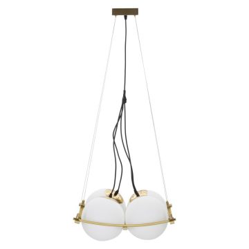 Lampa wisząca Japan Square, 4 punkty świetlne, 45 × 20 × 45 cm