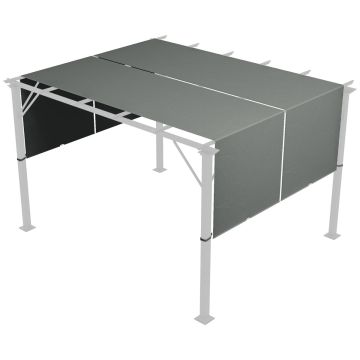 Zamienny dach pergoli, 2 panele, 488 × 122 cm
