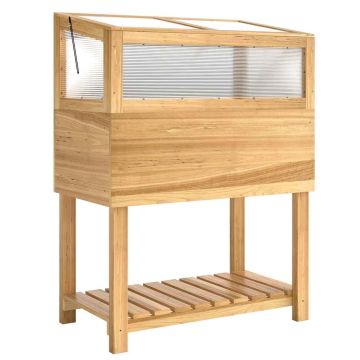 Podwyższone łóżko z inspektem, 75 l, 80 × 108,5 × 45 cm