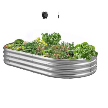 Podwyższona grządka VEVOR GM61001-L, otwarta od spodu, 180 × 90 × 30 cm