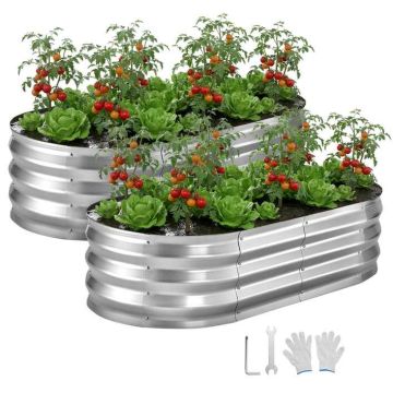 Podwyższone grządki VEVOR YJ-ZZC006, 2 szt., 120 × 60 × 30 cm
