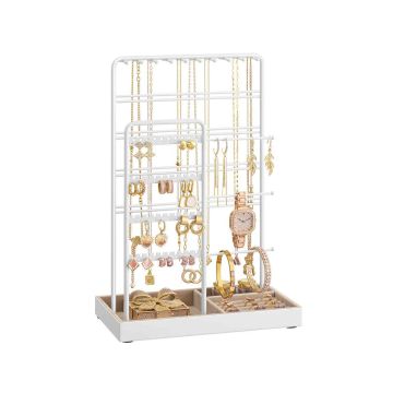 SONGMICS JJS028A01 Stojak na biżuterię, 24 × 35,8 × 14 cm