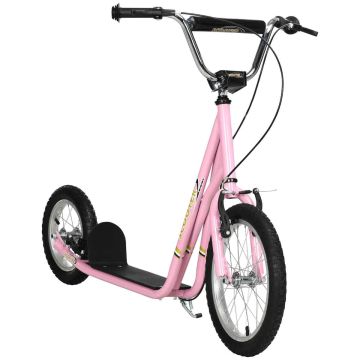 Scooter Homcom 135x58x100cm., black/pink