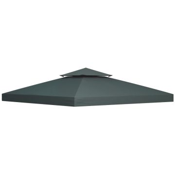 Dach altany Outsunny 300x300cm., ciemnoszary
