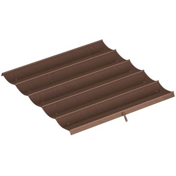 Dach altany 3 × 3 m, 250 × 255 cm