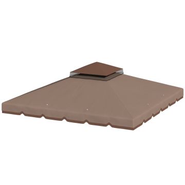 Pavilion roof replacement, for double roof, 300 × 300 cm
