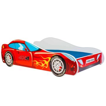 Łóżko dziecięce Auto II z materacem 165 cm x 84 cm x 49 cm, auto 4x4