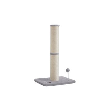 Cat scratching post 50x40x85cm., beige/gray