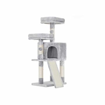 Scratching post 115 cm., light gray