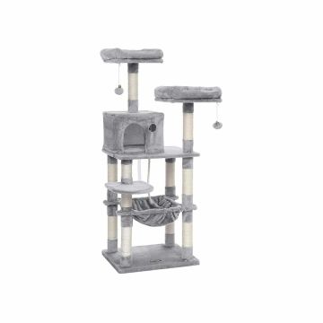 Scratching post XL 143 cm., light gray