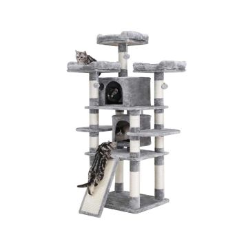 Scratching post 172 cm., light gray