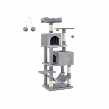 Cat tree light gray