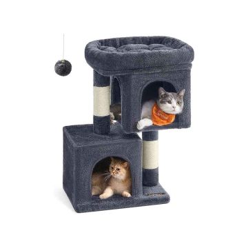 Cat scratching post 67cm high, dark grey