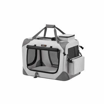 Torba transportowa dla psa 60x42x42cm, szara