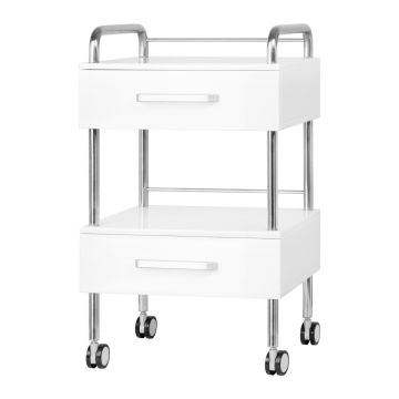 Pedicure stand ActiveShop, 2 drawers, White