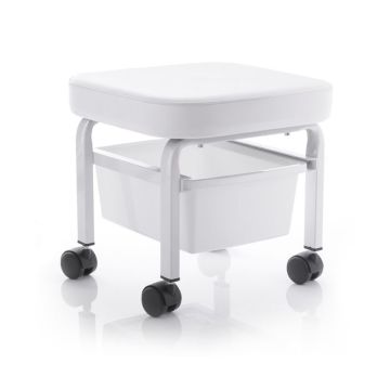 Pedicure stool ActiveShop, with pull-out tray, 36 × 33 × 36 cm
