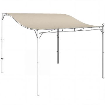 Zadaszenie pergoli, do ramy 3 × 3 m, białe, 298 × 293 cm