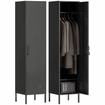Garderoba Aosom, 2 przegrody, 40 × 179 × 40 cm