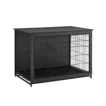 Klatka dla psa 112x75x82cm, czarna