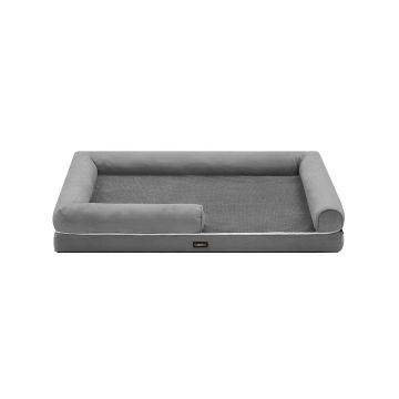 Legowisko dla psa 135x107x25cm, jasnoszare