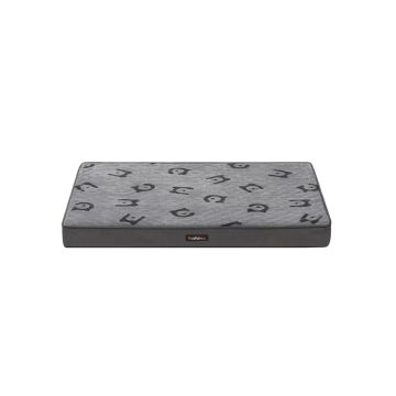 Dog bed 91x68x8cm., dark gray/gray color
