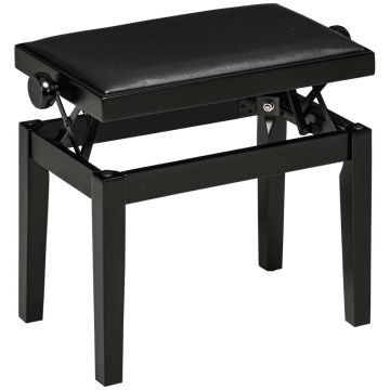 Piano chair Homcom 63x33x56cm., black